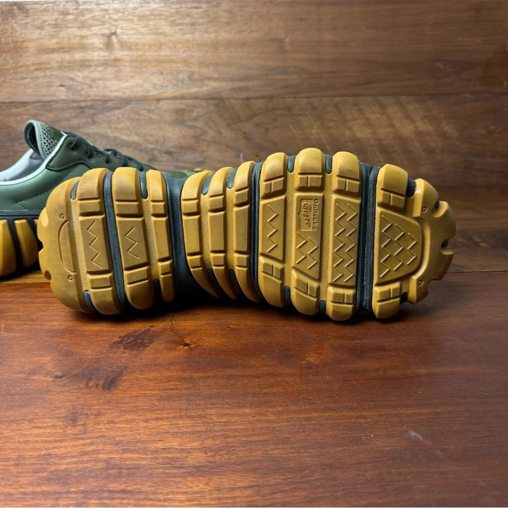 Onitsuka Tiger Dentigre Sneakers 'Green Orange' 1183A794 Mens 9 (Labeled Sample) - Picture 12 of 15